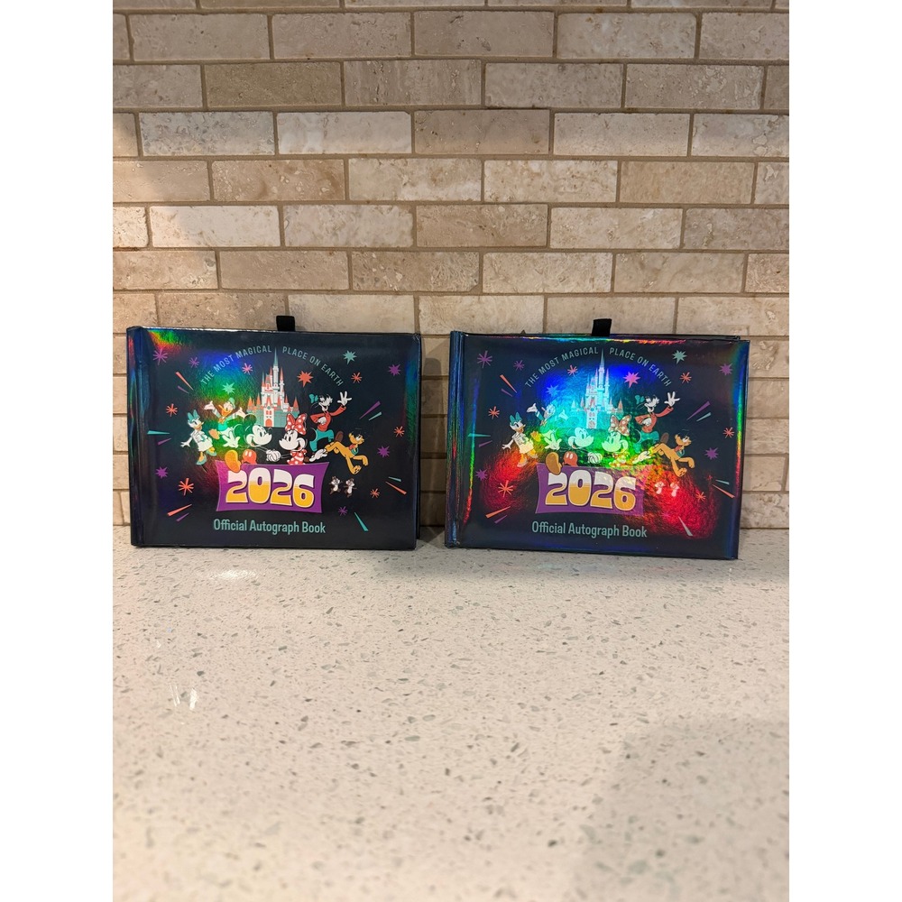 2026 Official Disney Parks Autograph Book – The Most Magical Place on Earth